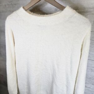 Banana Republic Fuzzy Cream Sweater